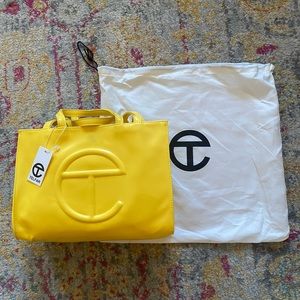 Yellow Medium Telfar Bag - with tags!